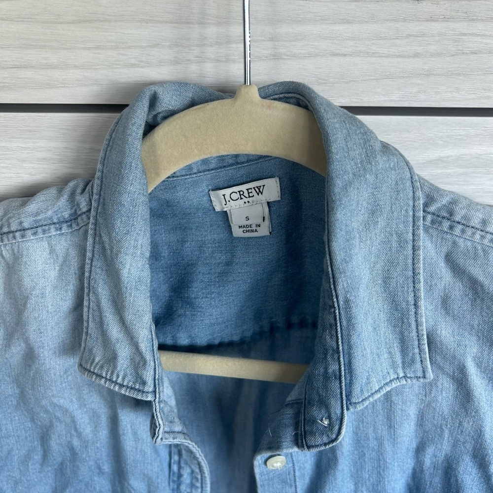 J. Crew Classic Blue Denim Shirt